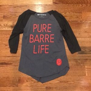 Pure barre 3/4 shirt